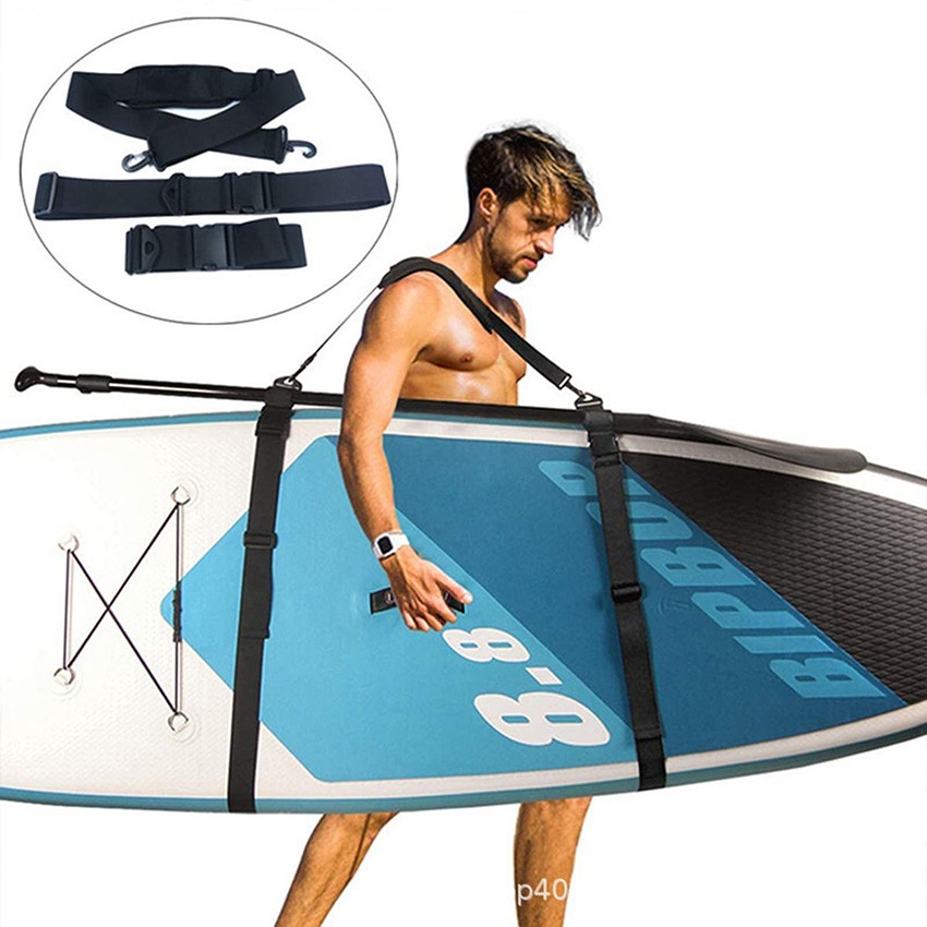 SUP Kayak Carry Strap Adjustable Shoulder Paddleboard Surfboard Transport Strap