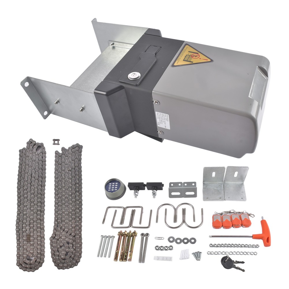 3,300 lbs Automatic Gate Motor Operator w/ Wireless Keyboard for Sliding Gate