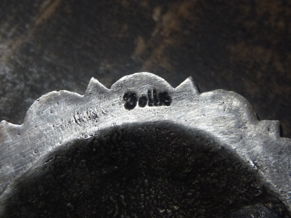 Card Suit Sterling Conchos 1 7/8"