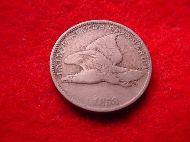 1858 FLYING EAGLE CENT GREAT CENT!!   #320