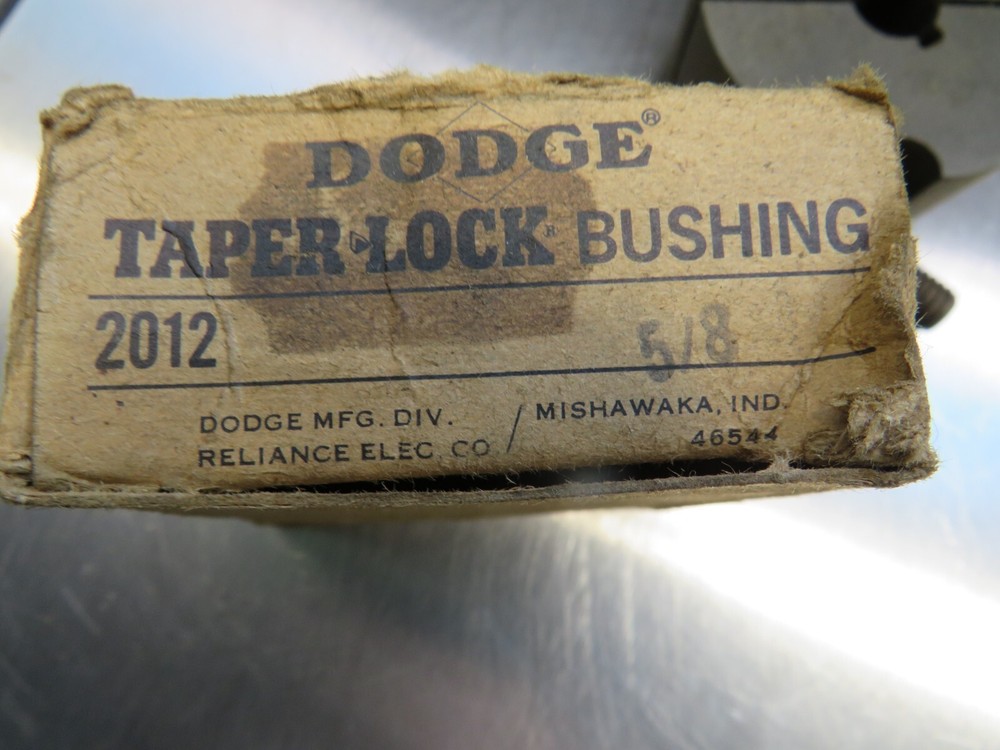 Dodge Taper-Lock Bushing 2012 5/8"