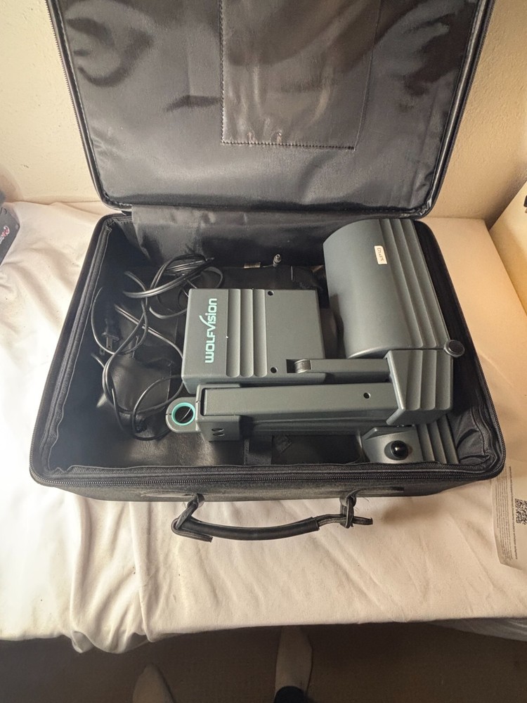 Wolfvision VZ-8Plus Document Folding Visualizer Overhead Projector w/ Adapter &