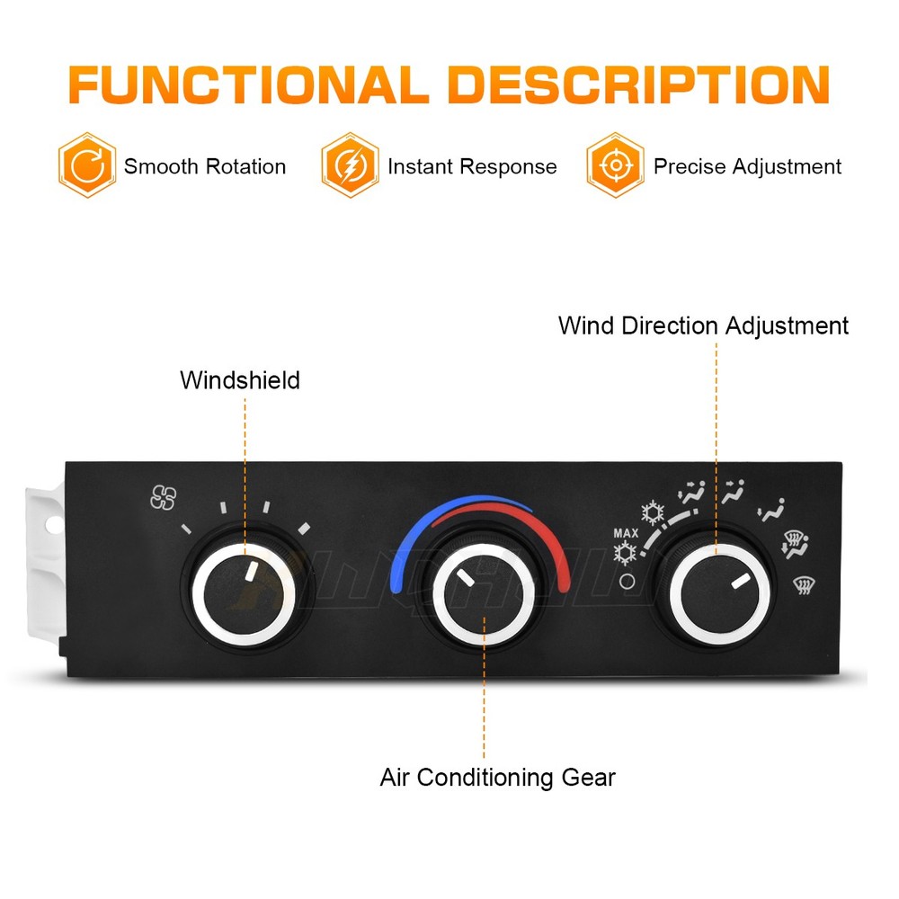 Front HVAC Control Module Repalcement for 599-217