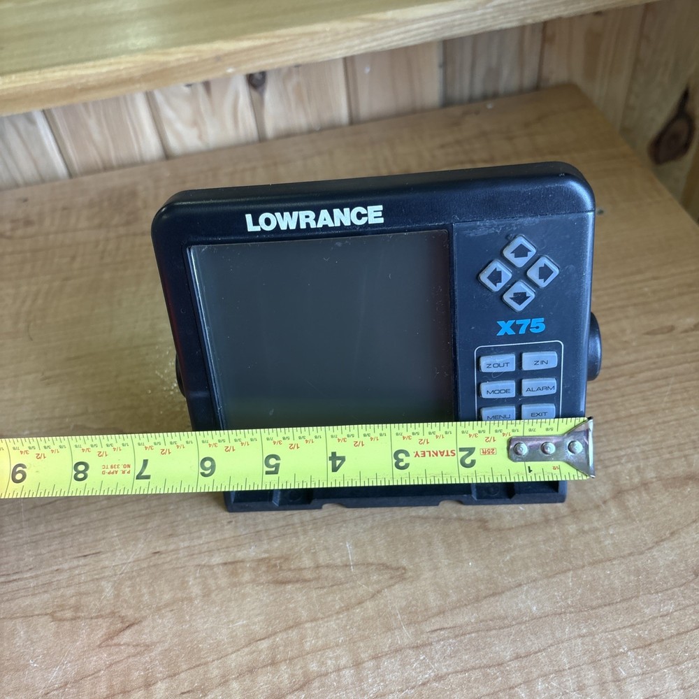 Lowrance X 75 Head Unit Fish Depth Finder Display Console Only 🔥🔥🔥