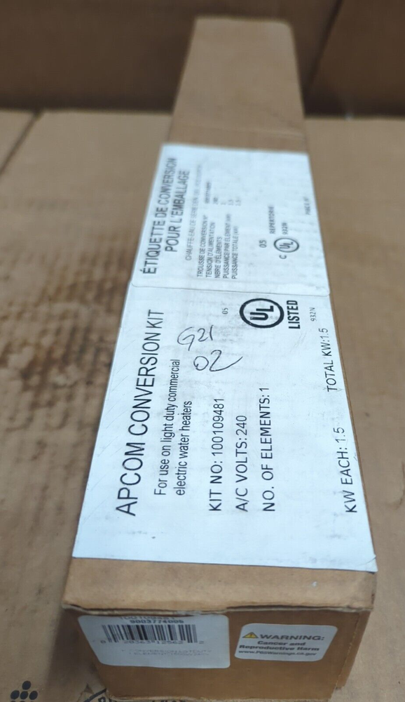 APCOM 100109481 , 1 Element 1500W/240V Light Duty Conversion Kit