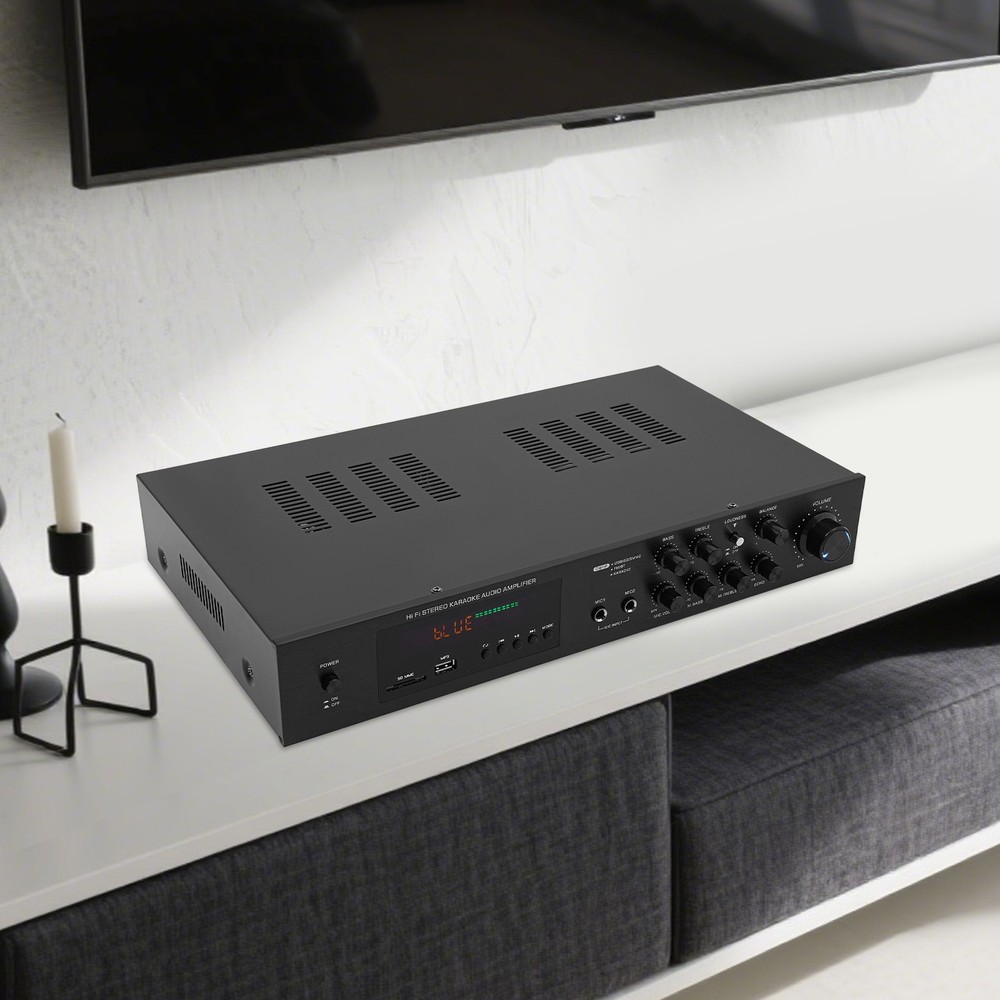 Bluetooth Amplifier, Audio Power Amplifier, Amplifier with Remote Control