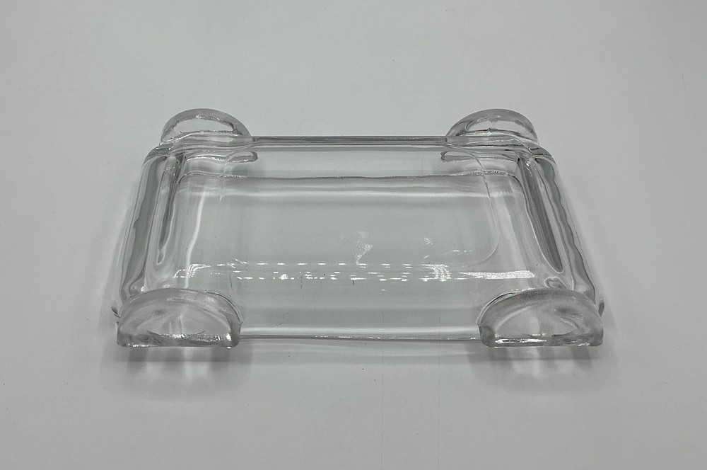Studio Nova VW Volkswagen Beetle Bug Covered Box/Dish, Clear Glass, Japan