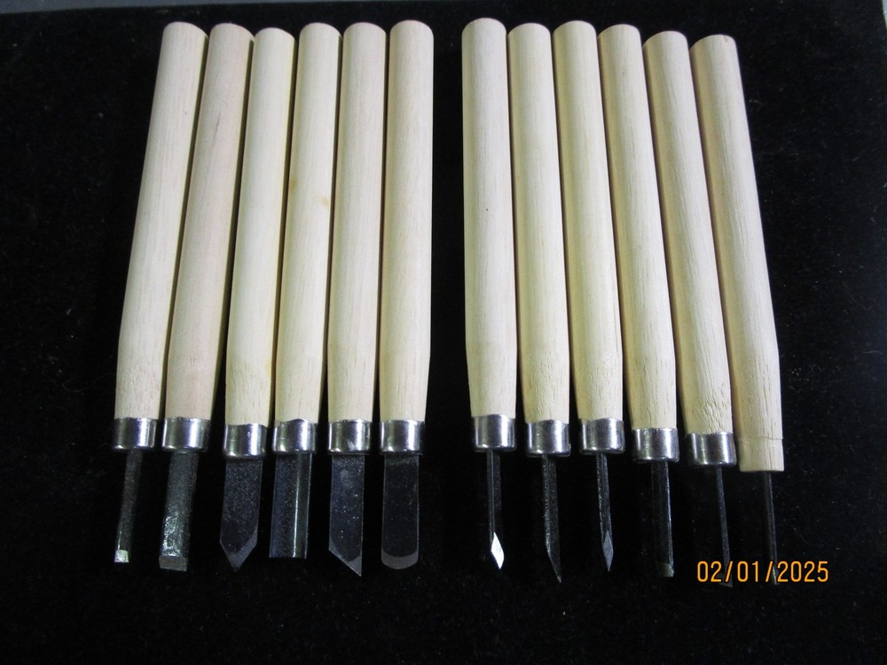 12pc Wood Carving Tools