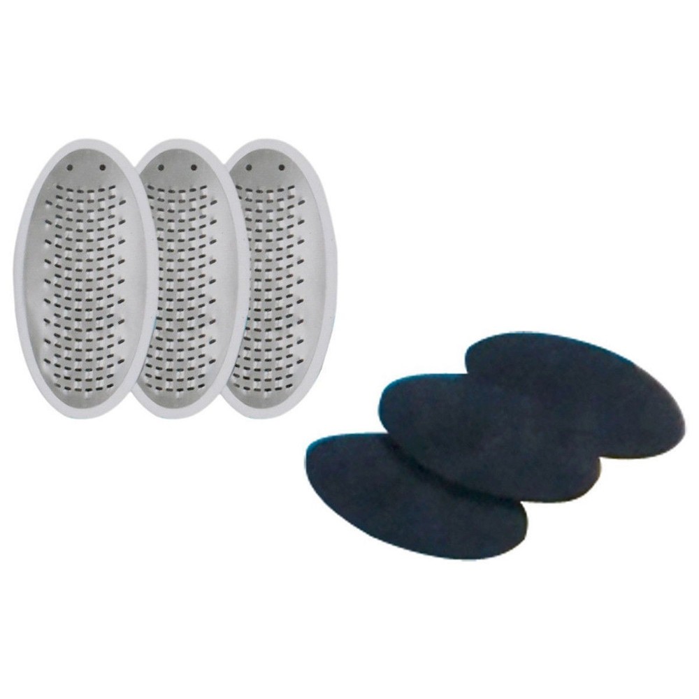 PedEgg Replacement Blades with Emery Pads – 3-Pack