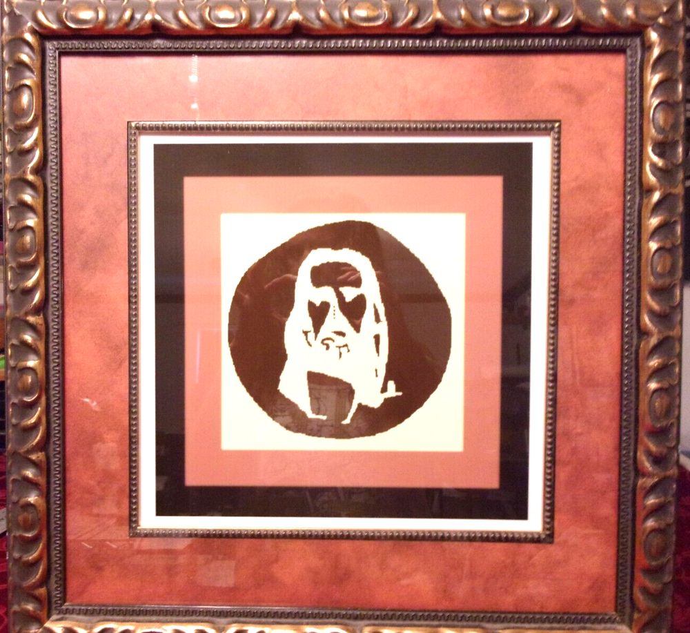 PROFESSIONALLY FRAMED JESUS CHRIST 30 SECOND OPTICAL ILLUSION AFTERIMAGE 19"X19"