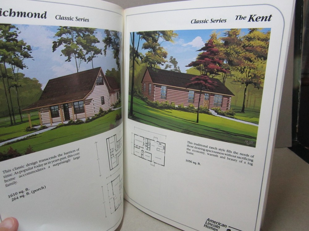American Lincoln Homes Planning Guide Floorplan 1984 Building Package Timber