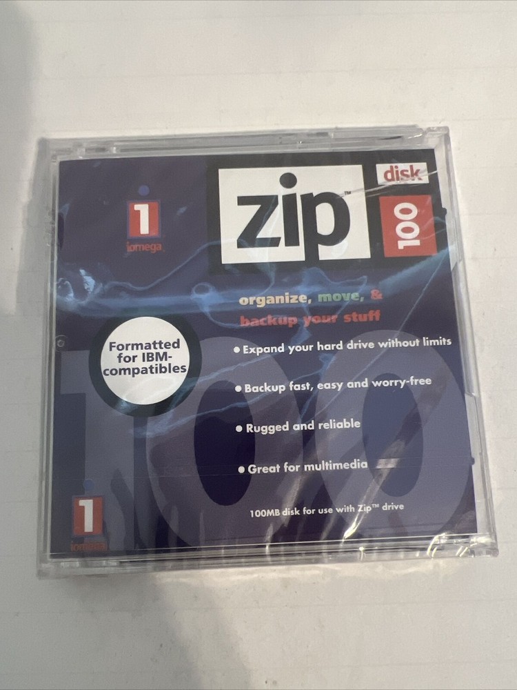 Iomega Zip 100 Disk Formatted for IBM Compatibles
