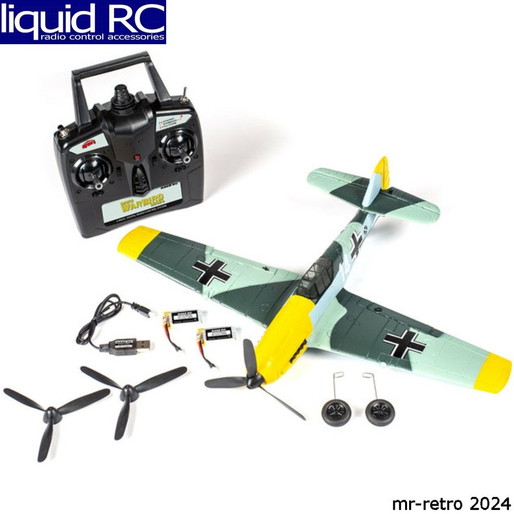 Rage RC A1304V2 Messerschmitt Bf 109 Micro Rtf Airplane with Pass Pilot Assist S