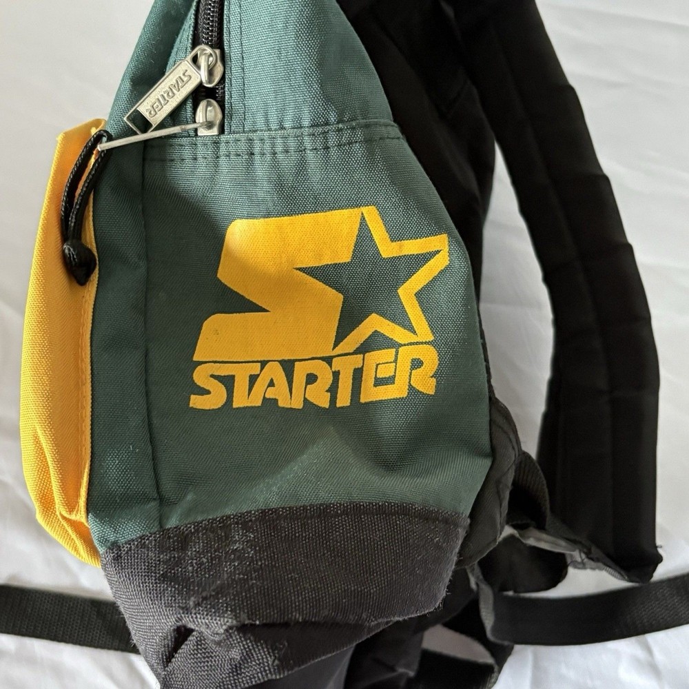 Vintage Starter Backpack 90s Green/Yellow