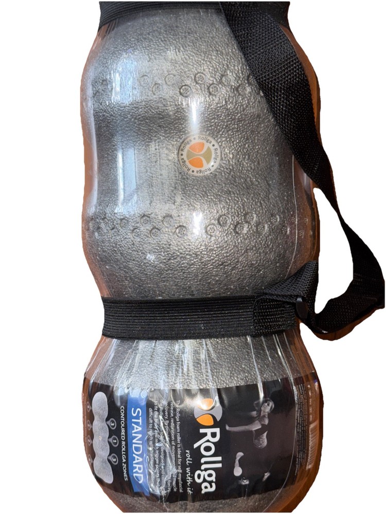 #1 Foam Roller - Silver Medium Rollga - Shin Splints, Back Pain, Self Care 18”