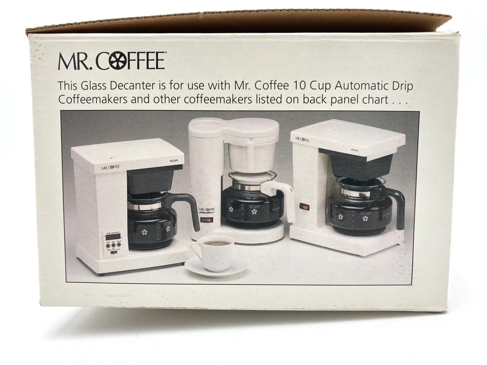 Mr. Coffee 10- Cup Replacement Pot Decanter Mod. D7A & other models, see list