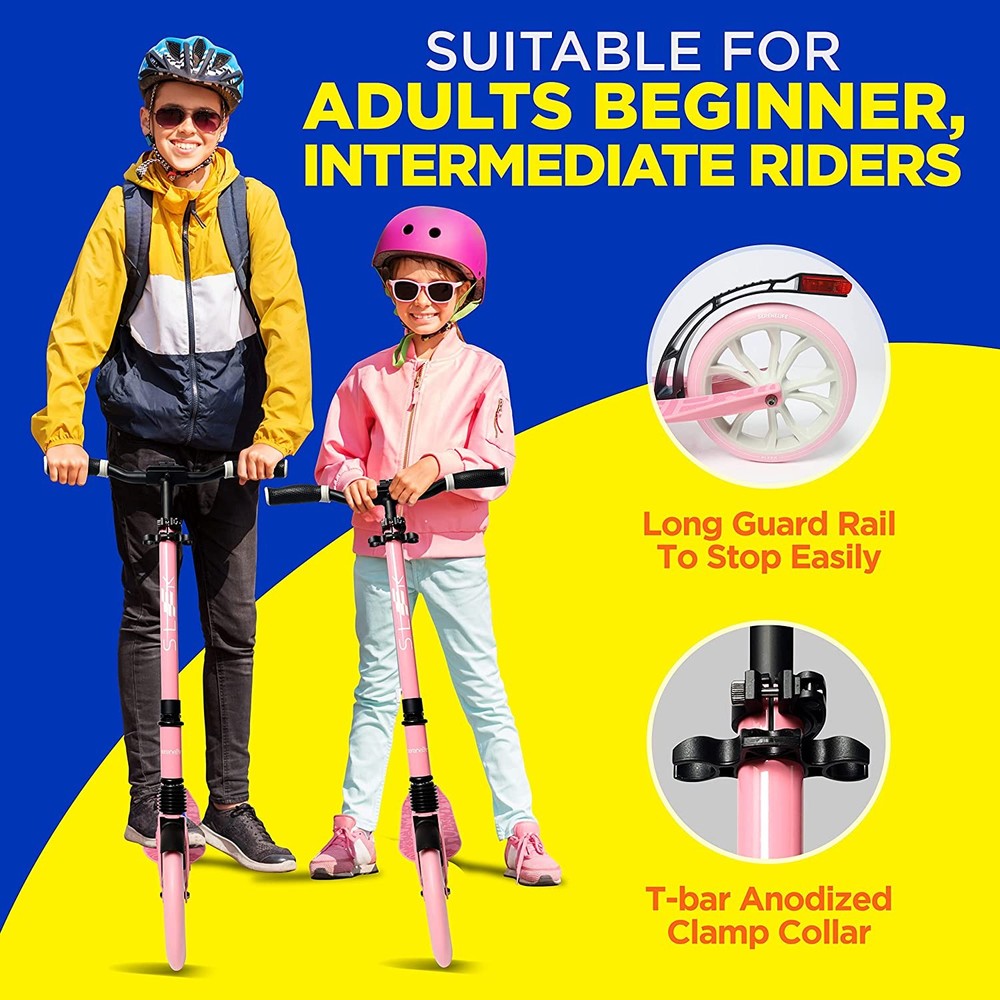 SereneLife SLADTPK Lightweight And Foldable Kick Scooter