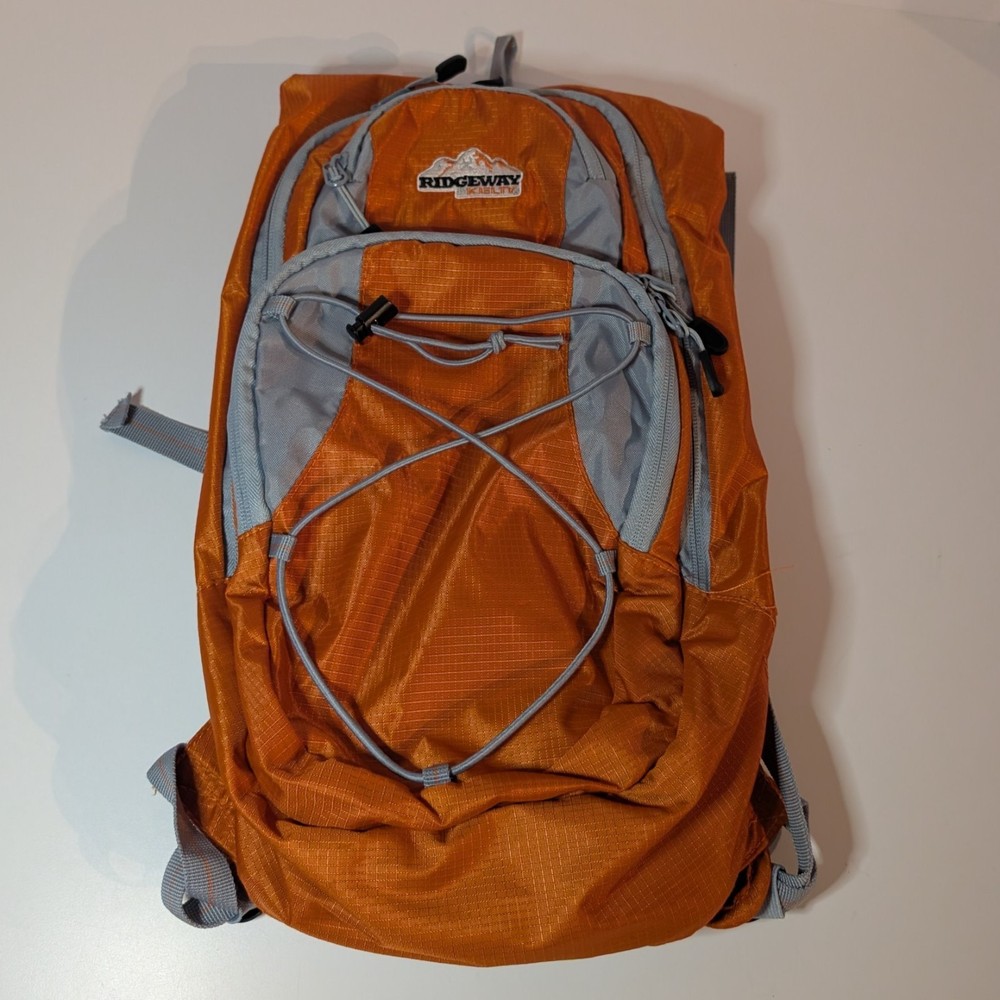 Kelty Ridgeway Hydration Pack Orange Sawnee Ultralight Backpack 2L, NO BLADDER