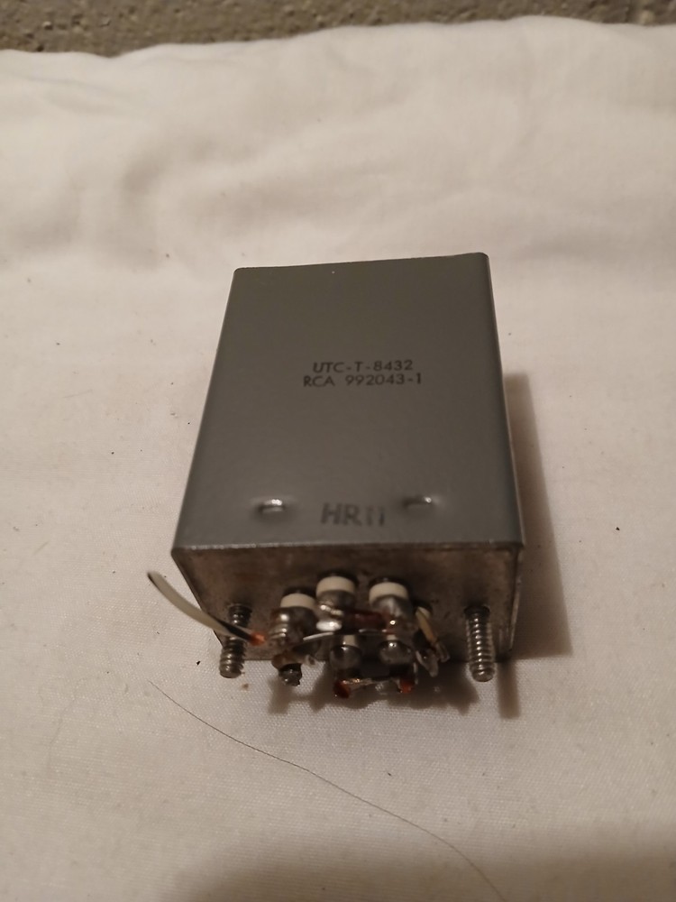 RCA UTC Input Transformer BN6A mixer Pull Step Up 8432