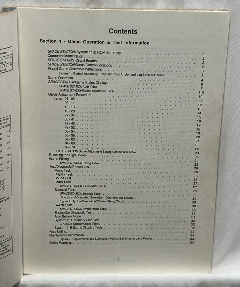 ORIGINAL-WILLIAMS-SPACE STATION-OPERATIONS MANUAL