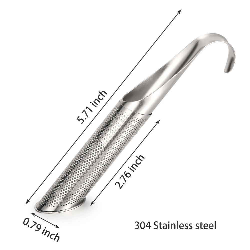 2pcs Tea Strainer Stainless Steel TeaBall Infuser Tea Spoon Filter Tea Diffuser