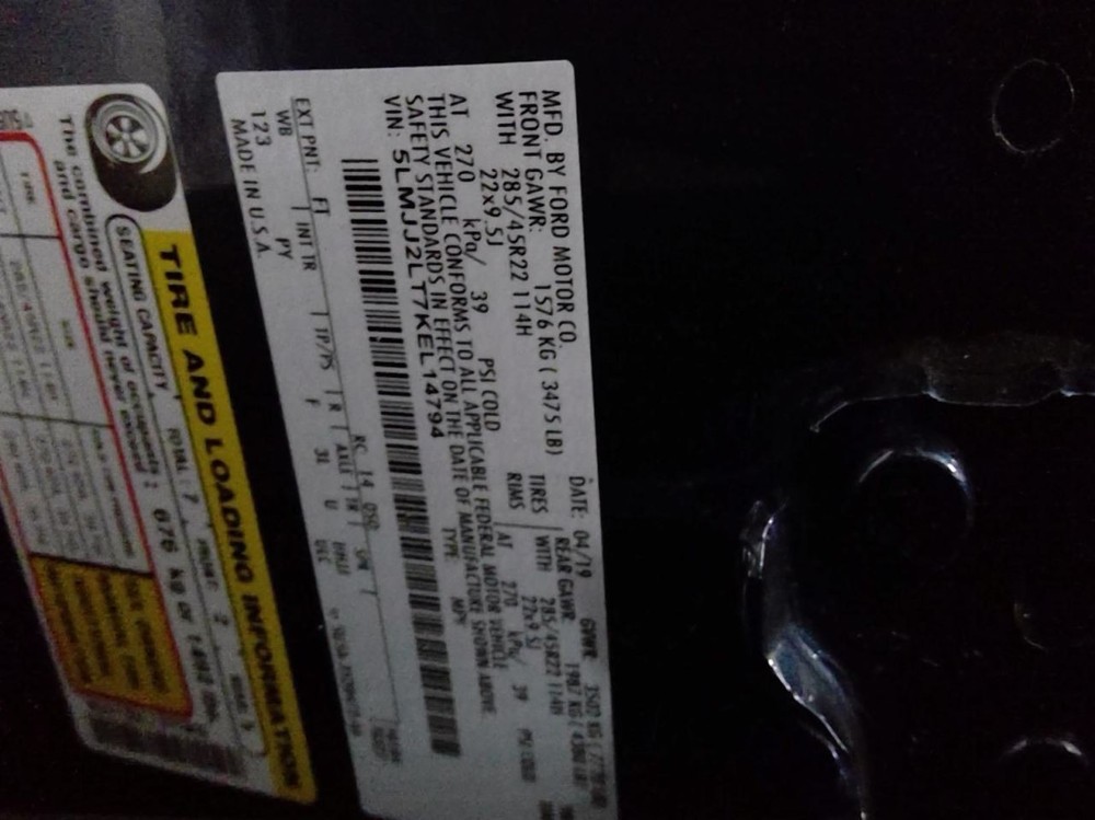 NAVIGATOR 2019 Transmission Shift 934416