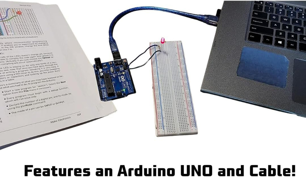 Make: Electronics 3Rd Kit 1 & 2 Ultimate Bundle Includes Book & Deluxe Kits - Be