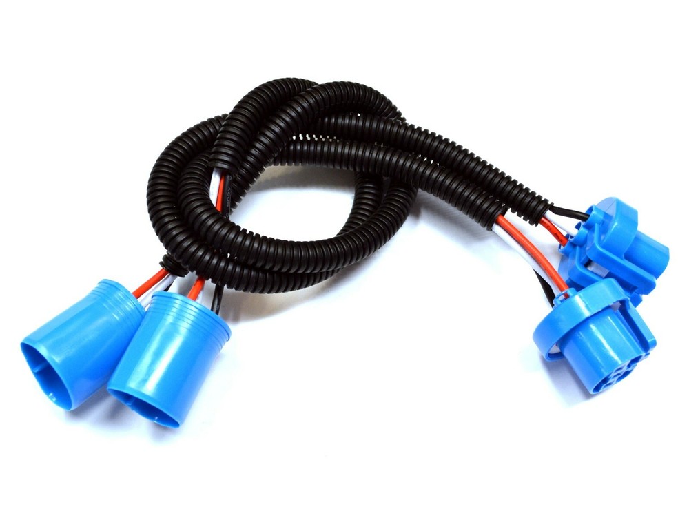 Extension Wire P 9004 HB1 Two Harness Head Light Bulb Replacement Plug Socket