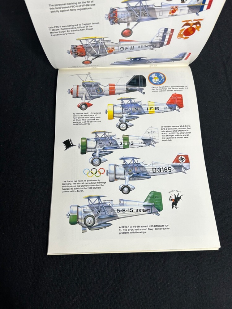 Curtiss Navy Hawks In Action Book