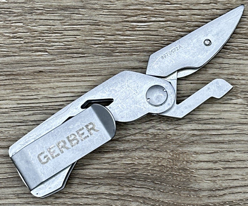 Gerber EAB Lite Pocket Utility Knife Folding Box Cutter EDC Tool Silver