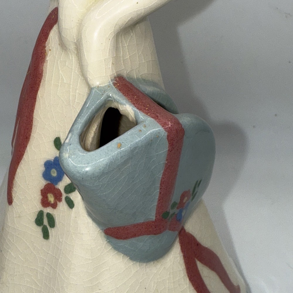 Vintage Weil Ware Ceramic Lady Planter/ Vase
