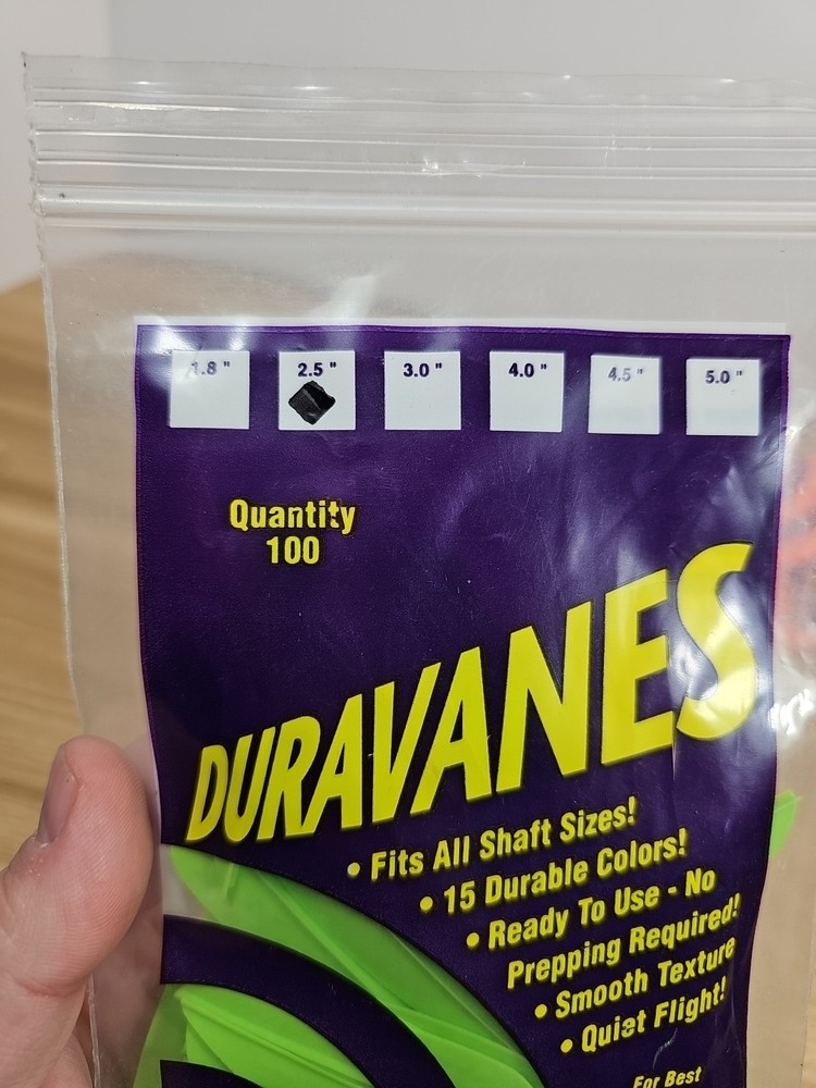 Norway Duravanes 2.5" Lime - 100 pack