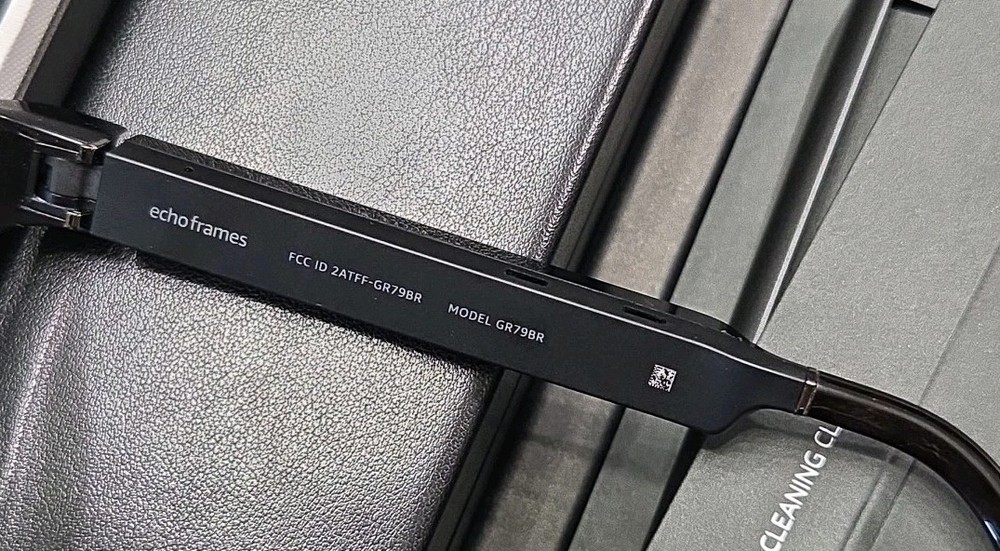 Amazon Echo Frames 1st Generation New Open Box Black Rectangle Smart Glasses