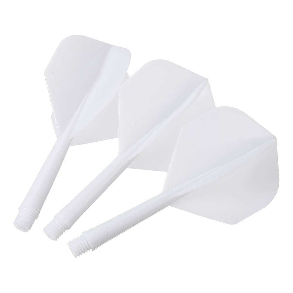 Integrated Dart Shaft Flights, 3 Pack Durable Dart Flight Set, White
