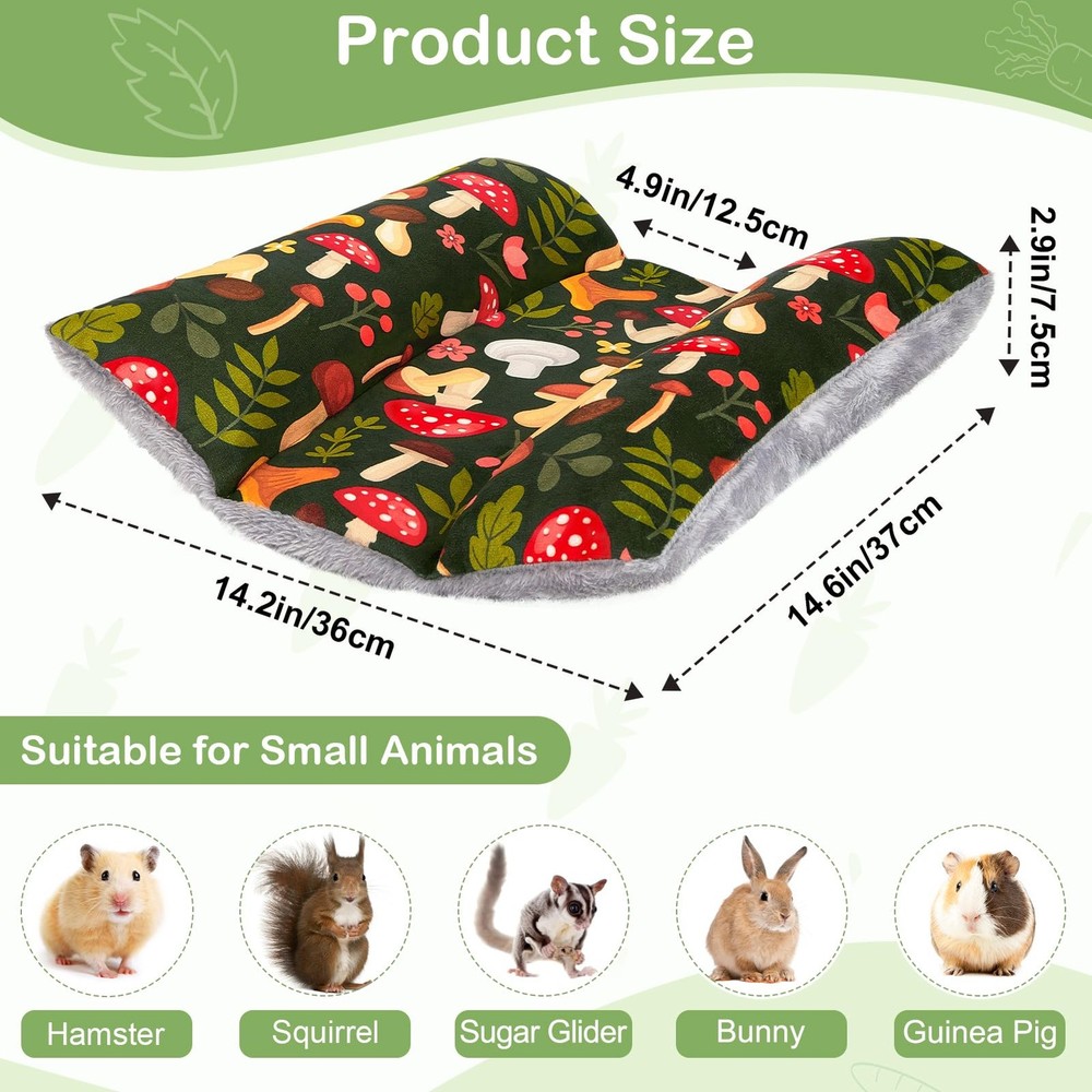 Rabbit Bed 15"X14"Thickened and Soft Bunny Bed Washable Cuddle Cushion Plush ...