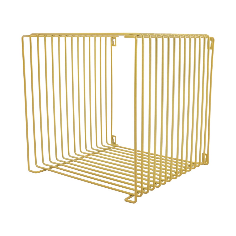 Iron Multi-Purpose Square Side Table Side Table Square Cage End Table