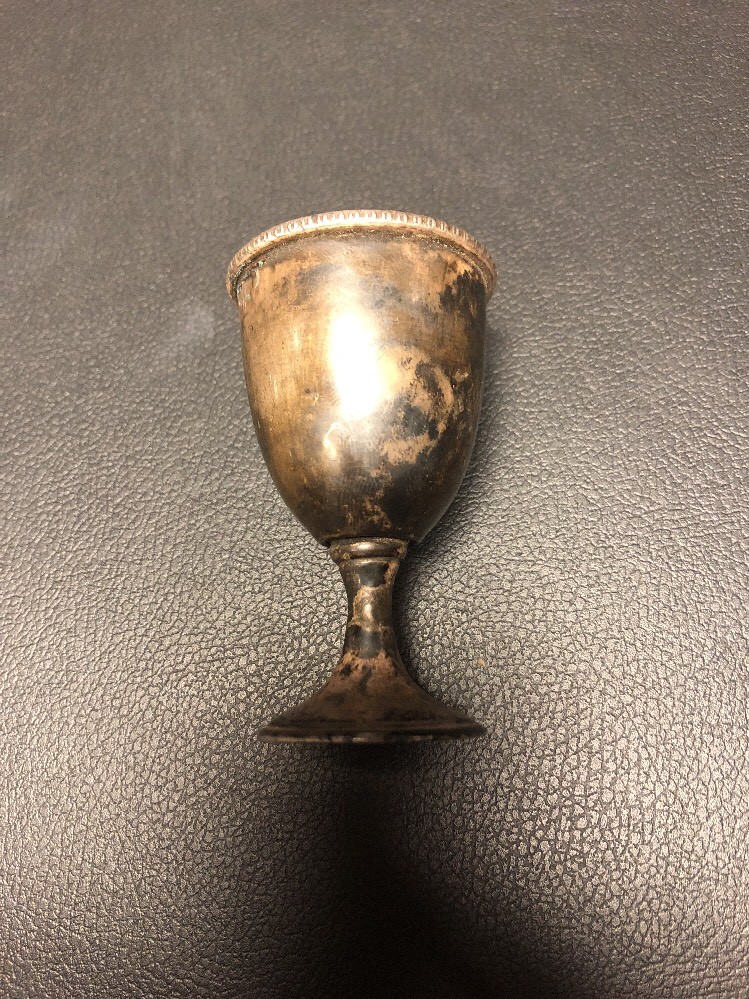 Vintage  Silver Plated Shot  1oz