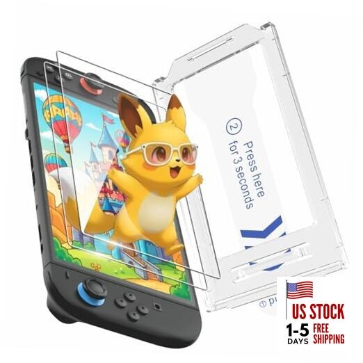 2 Pack Screen Protector Compatible with Nintendo Switch 2 2-Pack HD Clarity