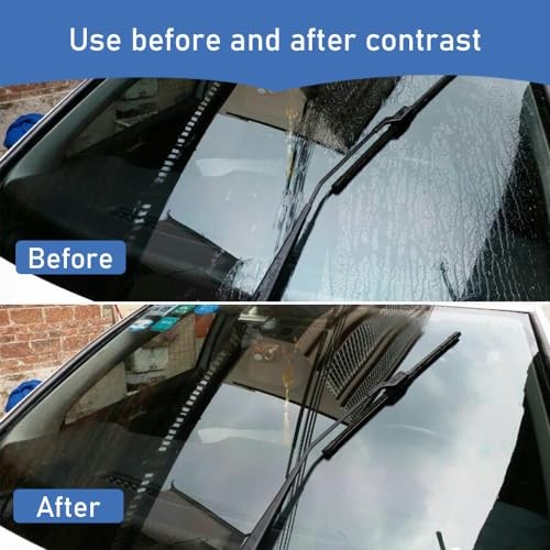 Car Windshield Cleaning Tool, Microfiber Window Cleaner with 4 Washable and