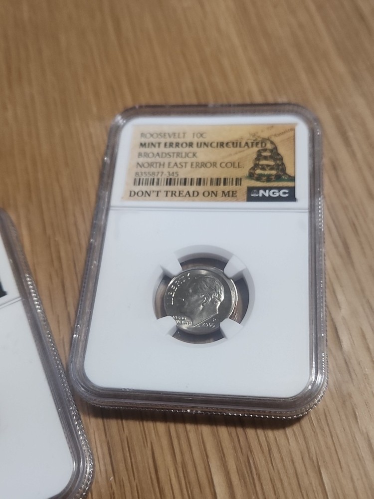 2005-P Roosevelt Dime with Mint Error Uncirculated