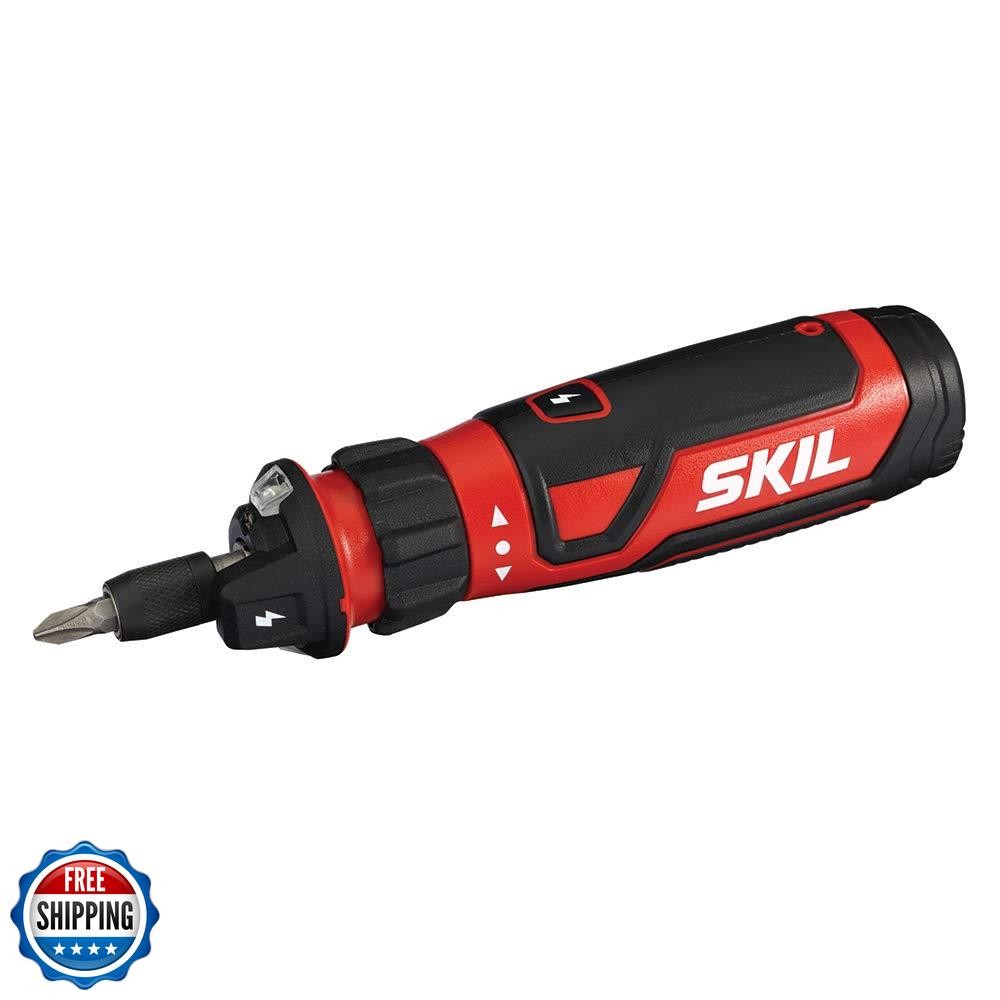 SKIL Rechargeable 4V Cordless Screwdriver with Circuit Sensor Tec