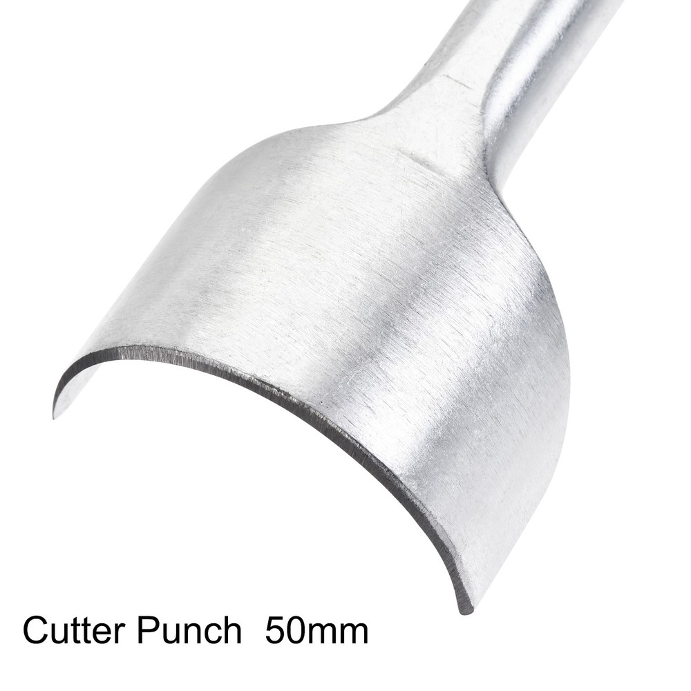 Half Round Leather Cutter Punch 50mm Strap End Punch Tool for DIY Craft