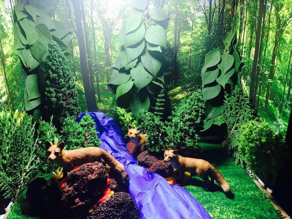 Plastic Trees Set for Model Railroad Scenery