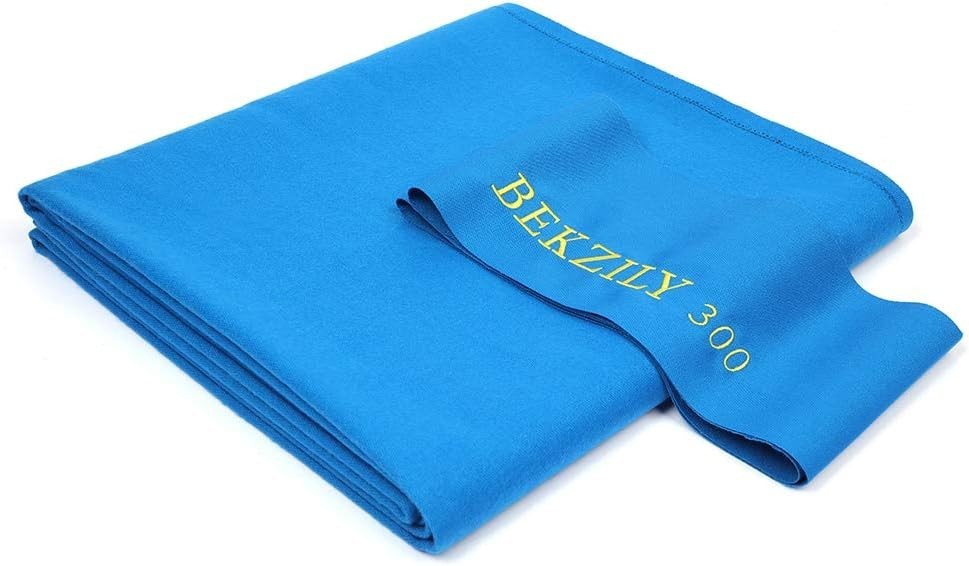 Durable Blue Pool Table Cloth Set 9 ft - Fast Rolling Smooth Surface Technology