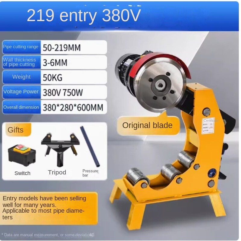 Pipe Cutting Machine Motorized Hydraulic  Cutting Machine Pipe Cutting Machine