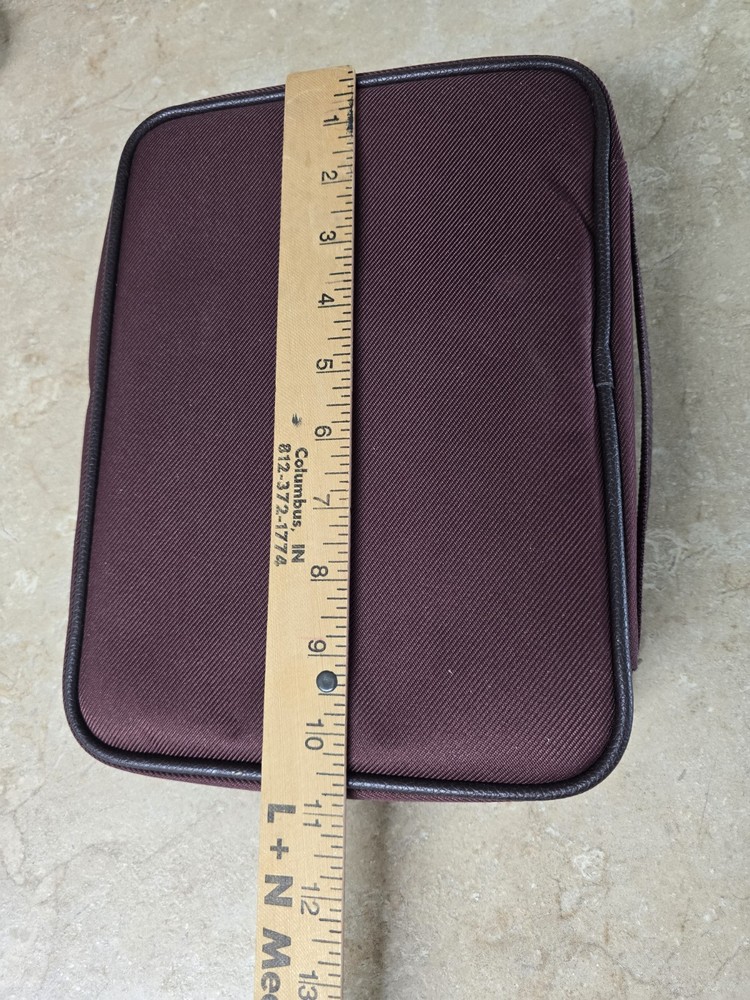 Burgundy Canvas Bible Organizer Cover