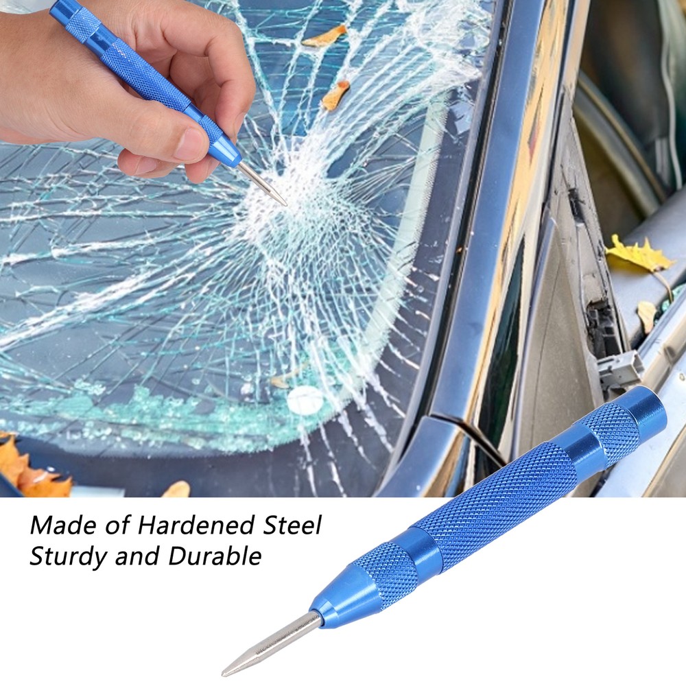 Automatic Center Punch Hardened Steel Removable Tip Positioner Adjustable Force