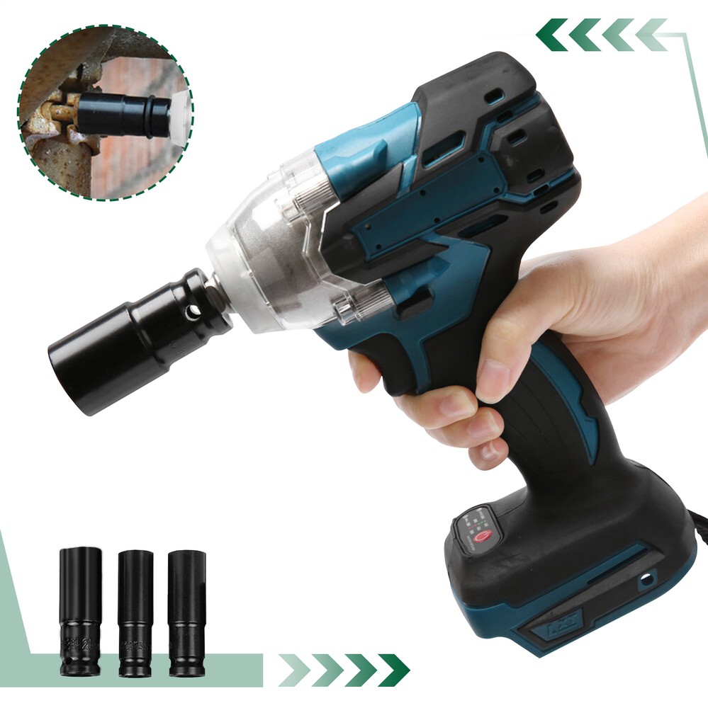 1/2" Drive Impact Socket Set 20 Piece Deep Socket 6 Point Metric Size (8-32mm)