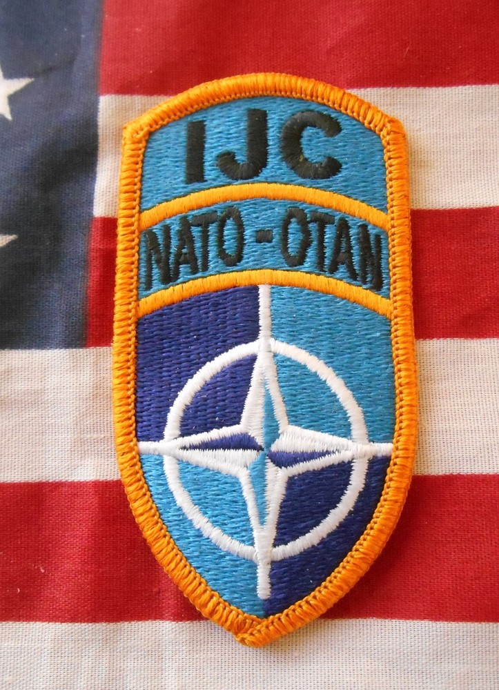 NATO-OTAN IJC Int Security Asst Force Joint Command Full Color Patch