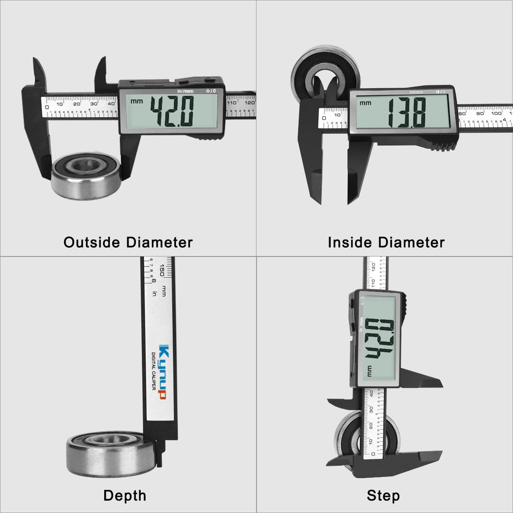 Digital Caliper with Large Screen, Caliper Measuring Tool, Micrometer Caliper Di